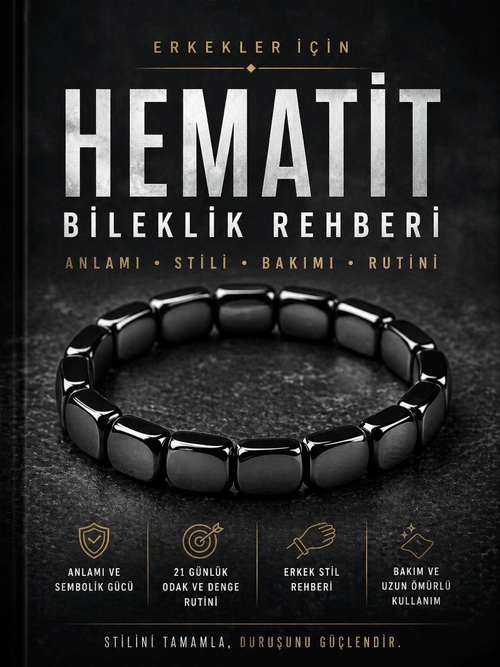 Hematit Bileklik Kullanım & Stil Rehberi Dijital Kitap