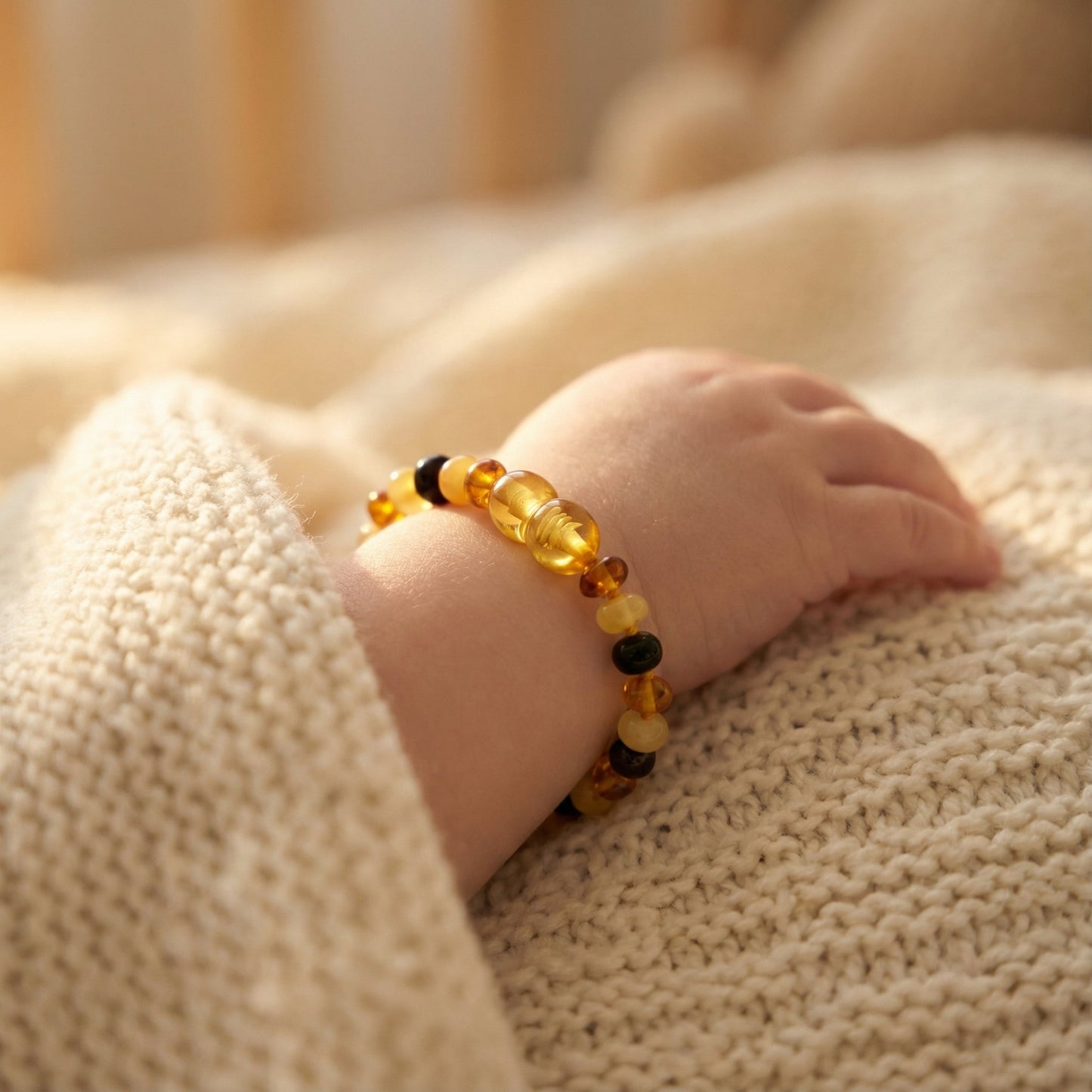 Baltık Kehribar Çocuk Kolye & Bileklik - Lenvy Takı